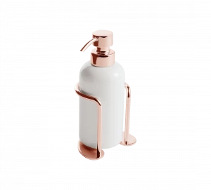 Gentry Home Керамический держатель стакана St James Розовое золото GH100125