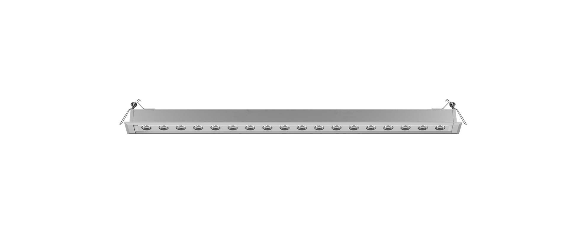 8392303 Встраиваемый в потолок светильник Platek MINI CORNICHE Incasso soffitto  MINI CORNICHE Ceiling recessed 300 mm - 8 LED RGBW 26°  - Вид №1