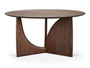 Круглый стол из тикового дерева