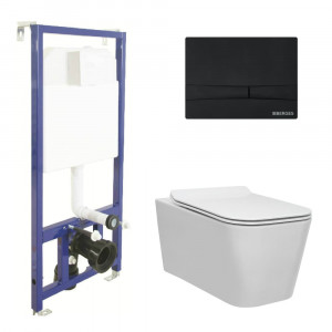 043224 Подвесной унитаз настенный Белый BERGES  Турция