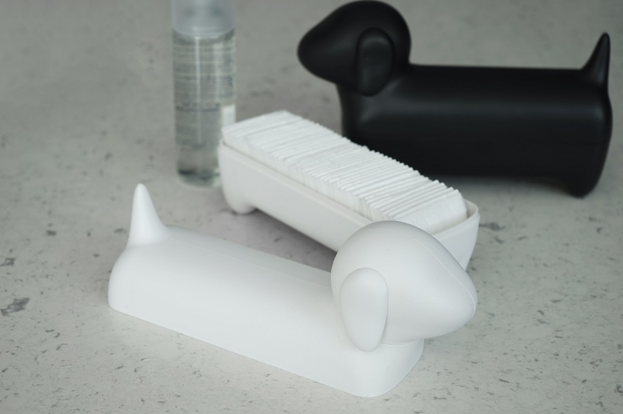 QL10291-WH Коробка для мелочей dacholder, белая Qualy  - Вид №3