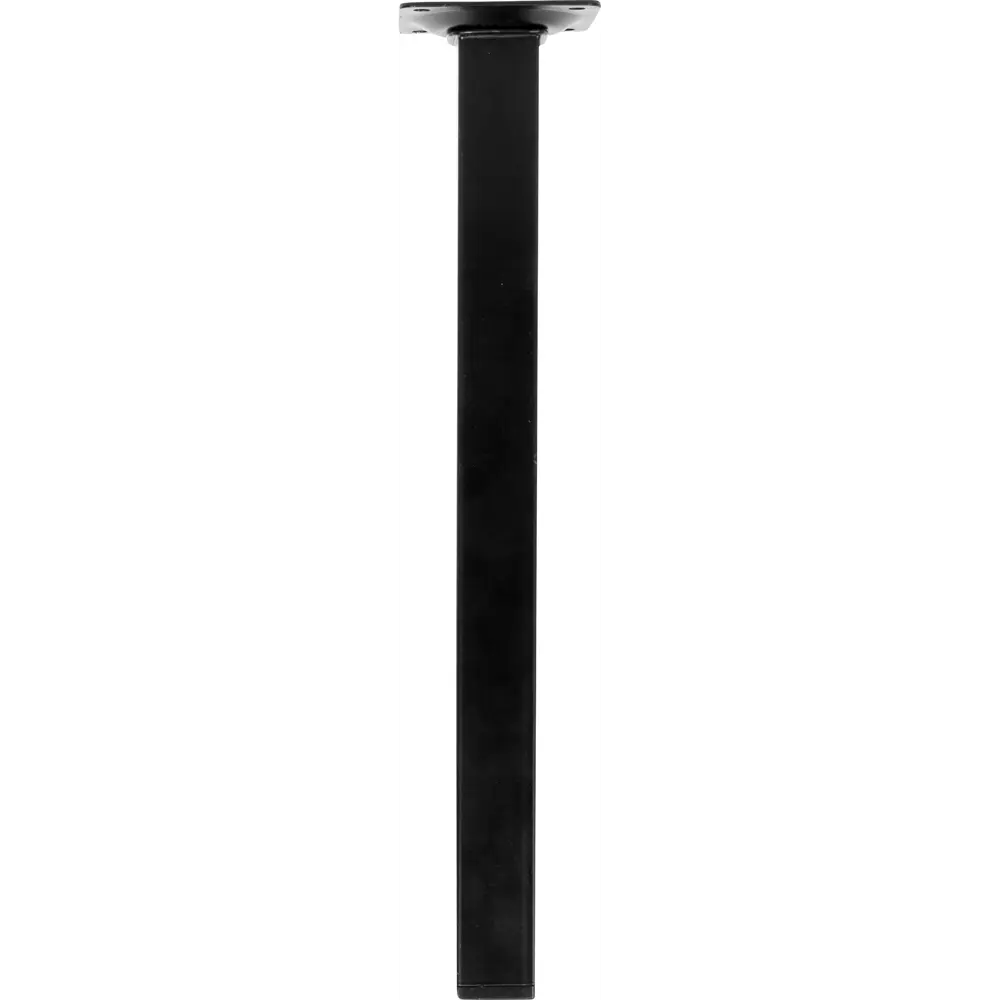 Ножка для мебели квадратная 300 мм сталь цвет черная ELEMENT STLM-2078754 - Вид №2