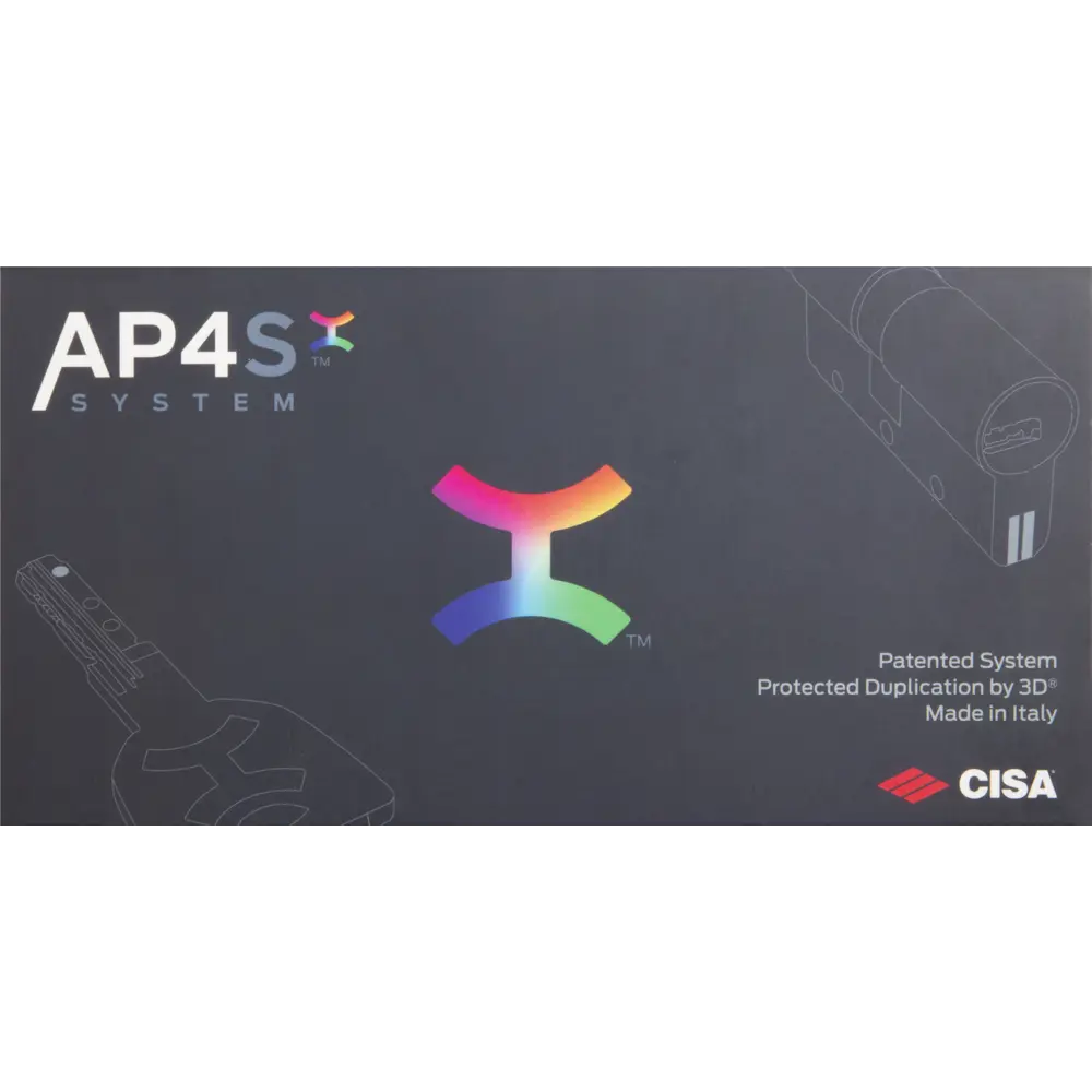 Цилиндр Cisa AP4S 0P3S2-29.66, 40x10x40 мм, ключ/шток, цвет латунь, без вертушки STLM-2175268 - Вид №3