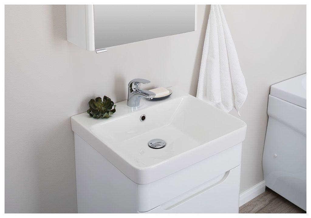 Мебель для ванной Aquanet София 50 белый 00203648 - Вид №7