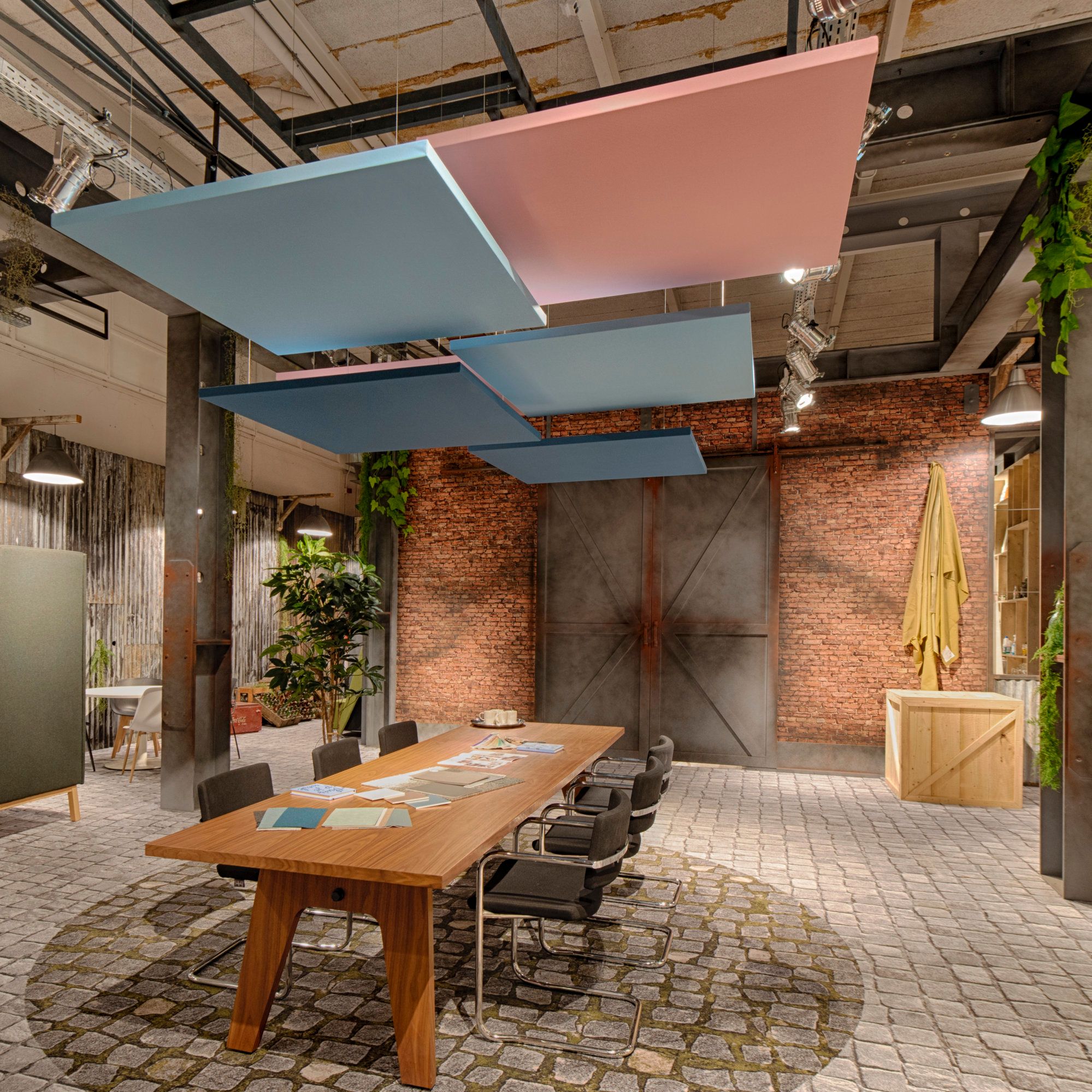 Акустическая подвесная панель из ткани Saint-Gobain ECOPHON ARCH-00040729