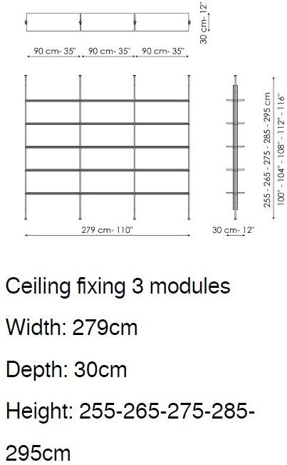 Bonaldo Модульный настенный книжный шкаф из дерева sun-id-1369430 - Вид №5