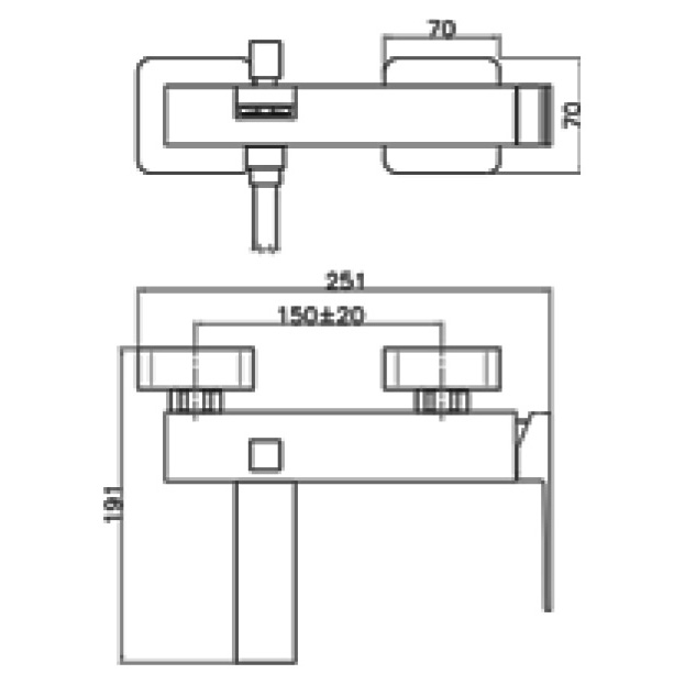 PE850102010 Смеситель для ванны , золото Webert Pegaso - Вид №1
