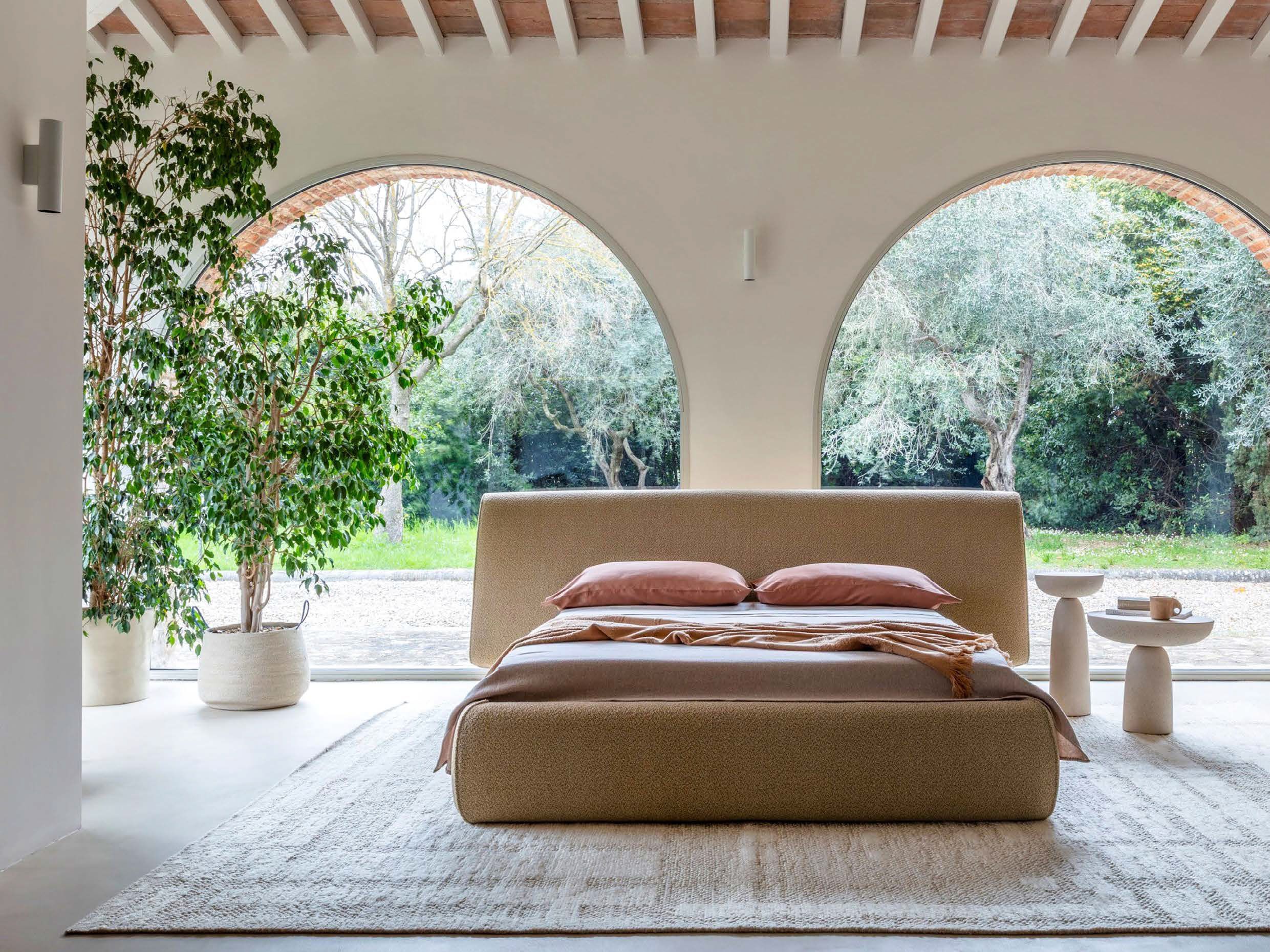 Мягкая кровать из ткани Mogg RIO ARCH-00061548 - Вид №3