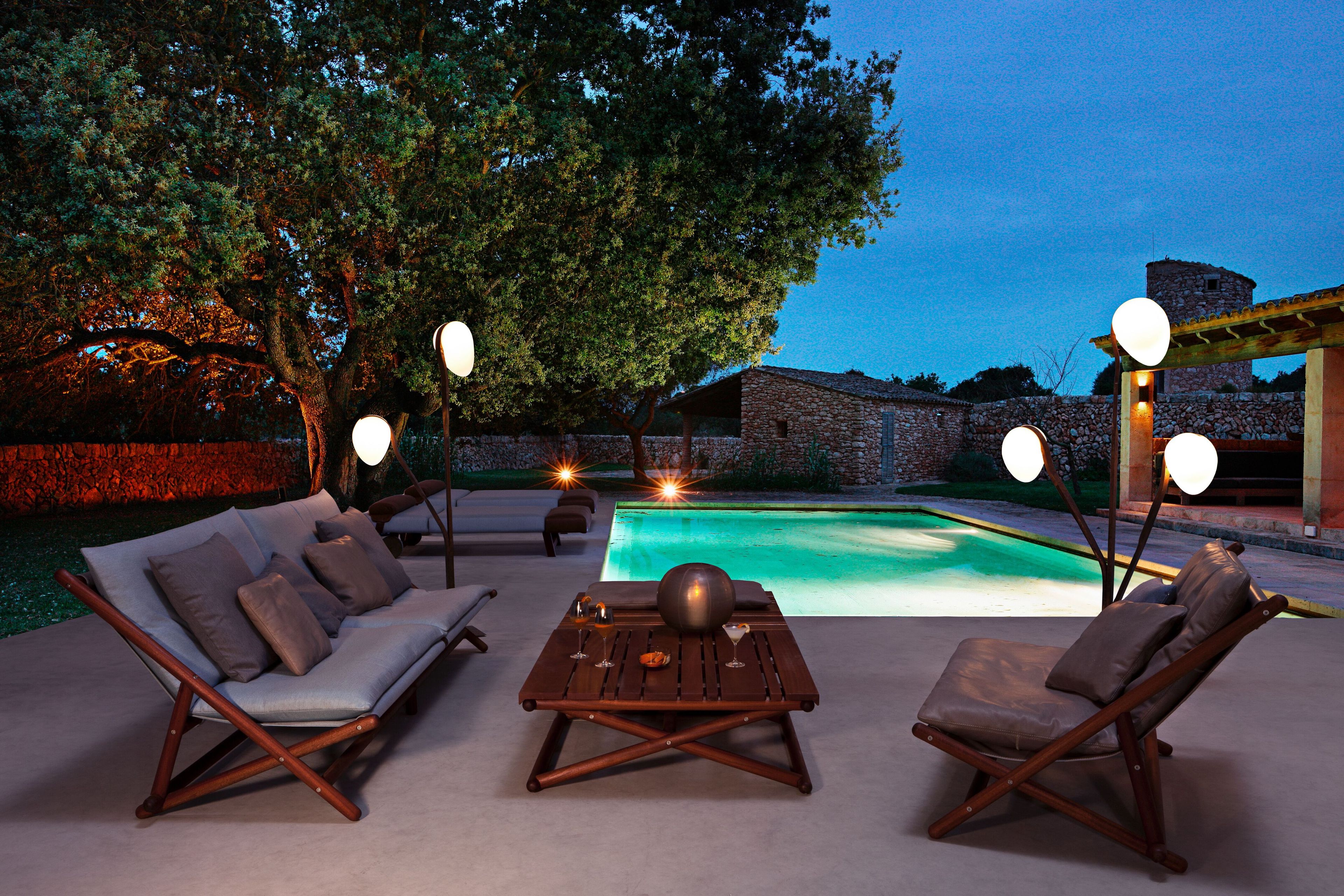 Латунь и поликарбонат светодиодные напольные лампы Exteta 10th ARCH-00038584 - Вид №8