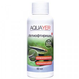 ПР0056045 Средство для воды Ихтиофтирицид 60мл AQUAYER