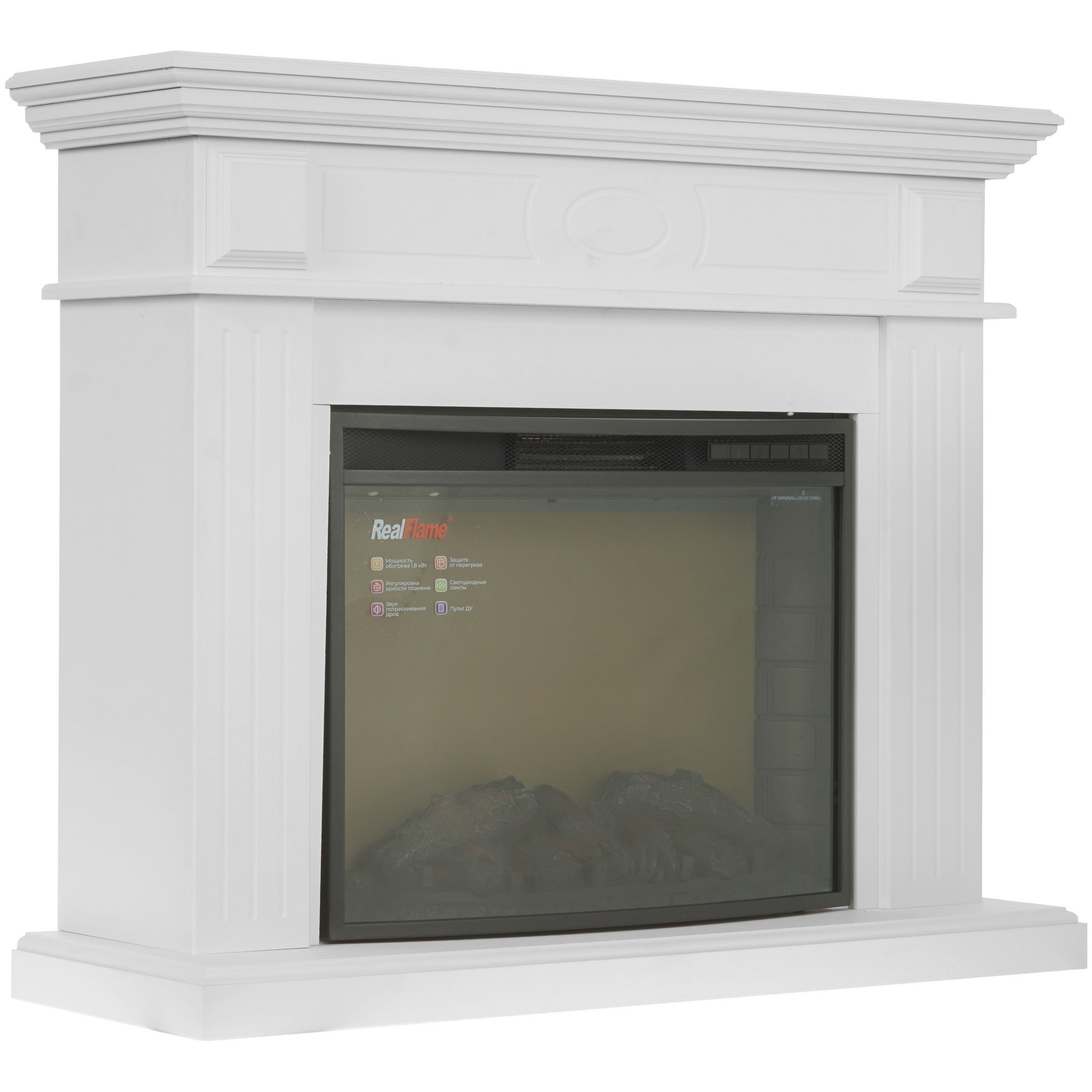 5342354 Каминокомплект RealFlame LEDA 25.5 WT + EVRIKA 25.5 STDN-0095826 - Вид №1