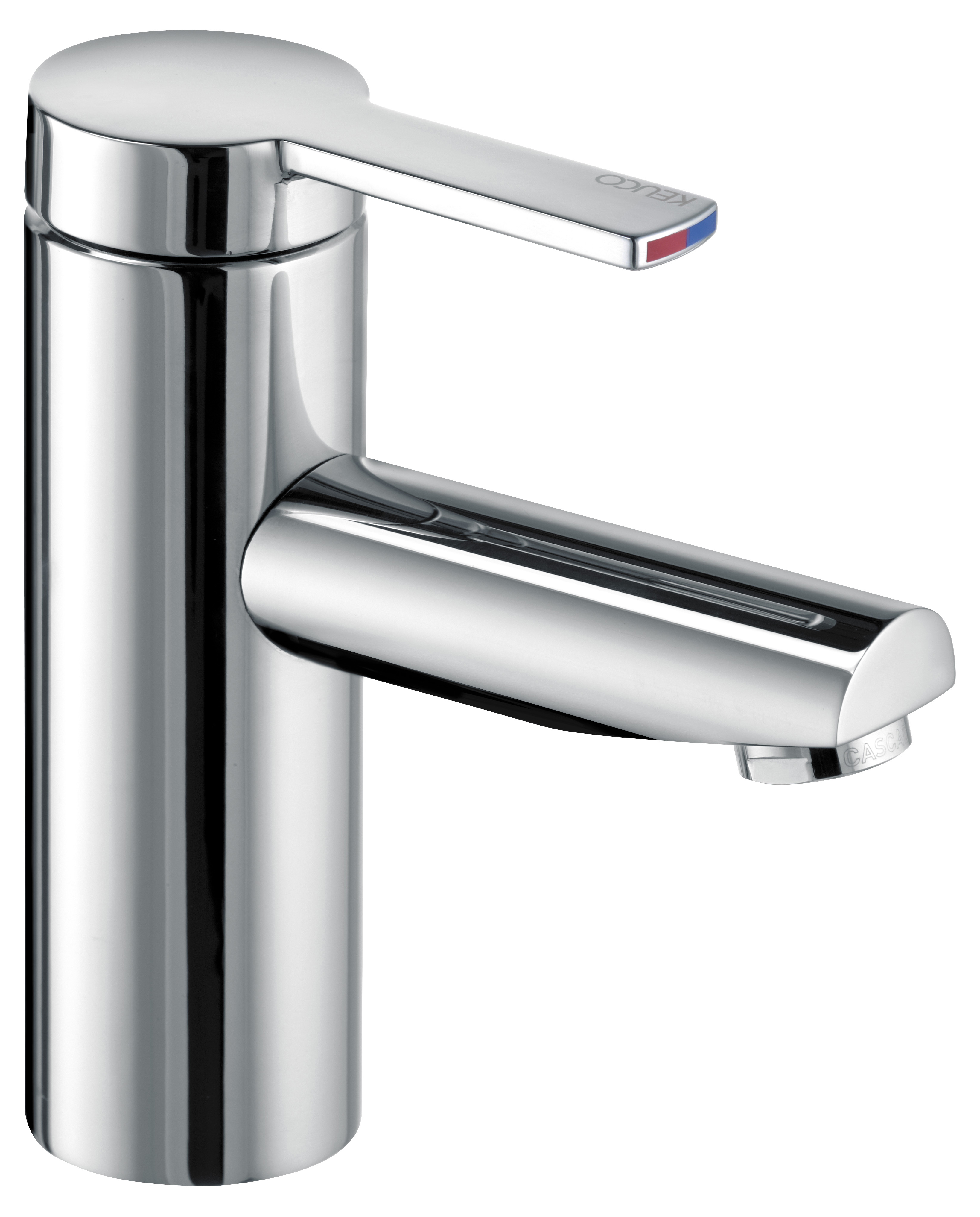 53902010100 Однорычажный смеситель для умывальника 90 KEUCO Plan blue