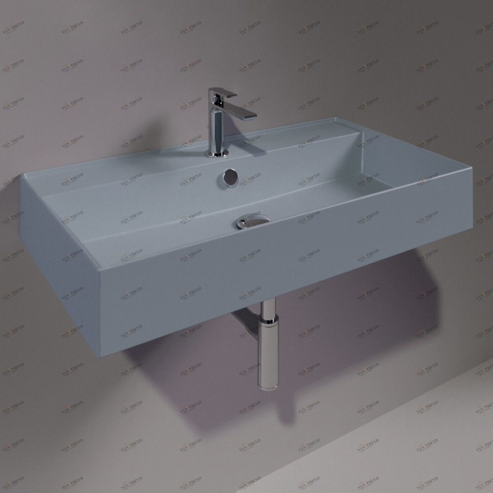 AG81TELAMATT Подвесная раковина настенная прямоугольная Simas Agile