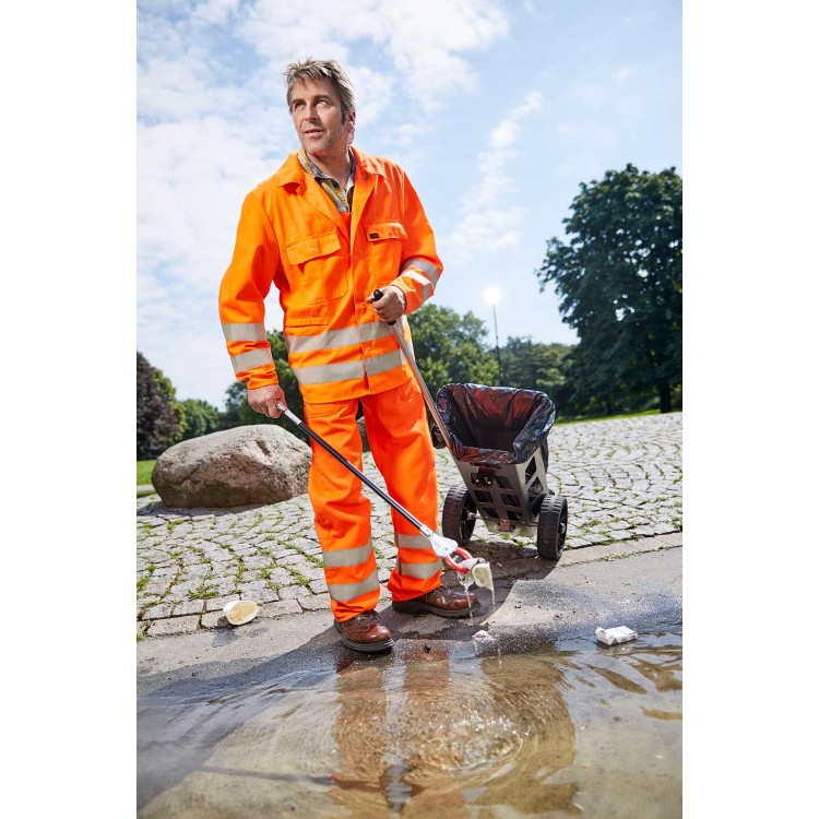 01450/2 FLORA Уборочная тележка для дворника FLORA Easy Original для улиц, городских парков, придомовых территориях и загородных участков вместимость 120 л  - Вид №1