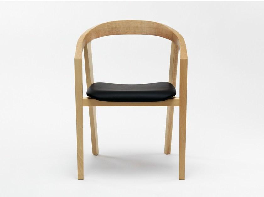 Zilio A&C Стул из бука с обивкой Ro sun-id-1434135 - Вид №1