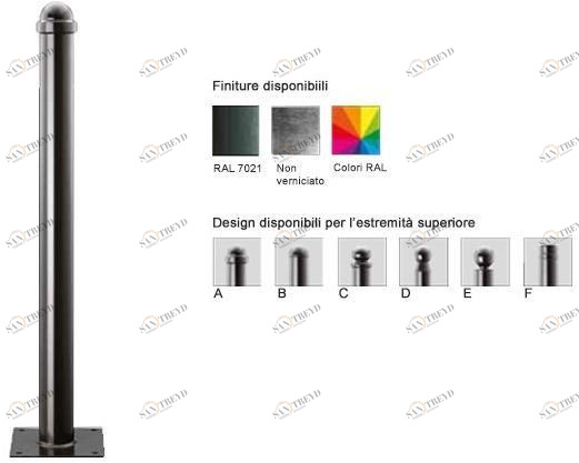 Lazzari Алюминиевый столбик тумбы Marte Ar485