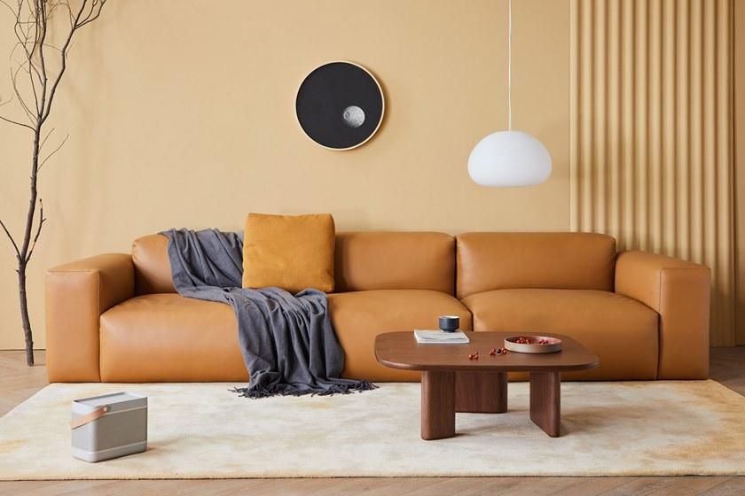 Grado Design Низкий квадратный журнальный столик из мдф  Peb-tb-ct-sq  - Вид №1