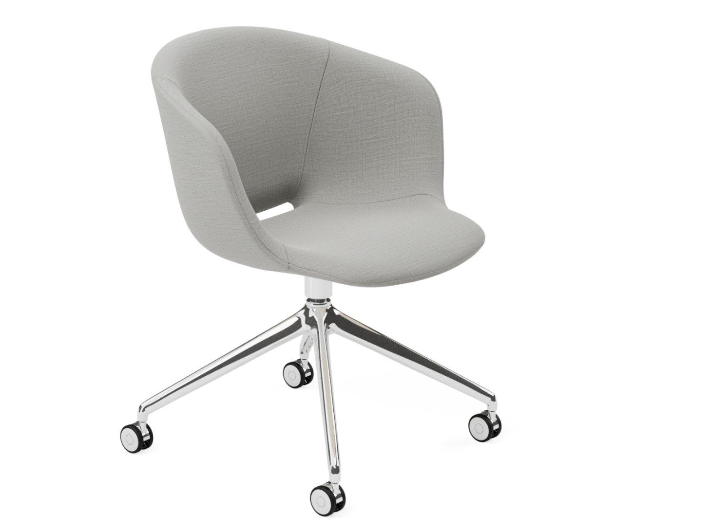Поворотный операционный офисный стул с колесами на насесте Crassevig Tusca ARCH-00134195