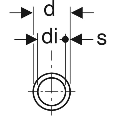 19405 Geberit Mapress C-Stahl Systemrohr innen und aussen verzinkt Geberit  - Вид №3
