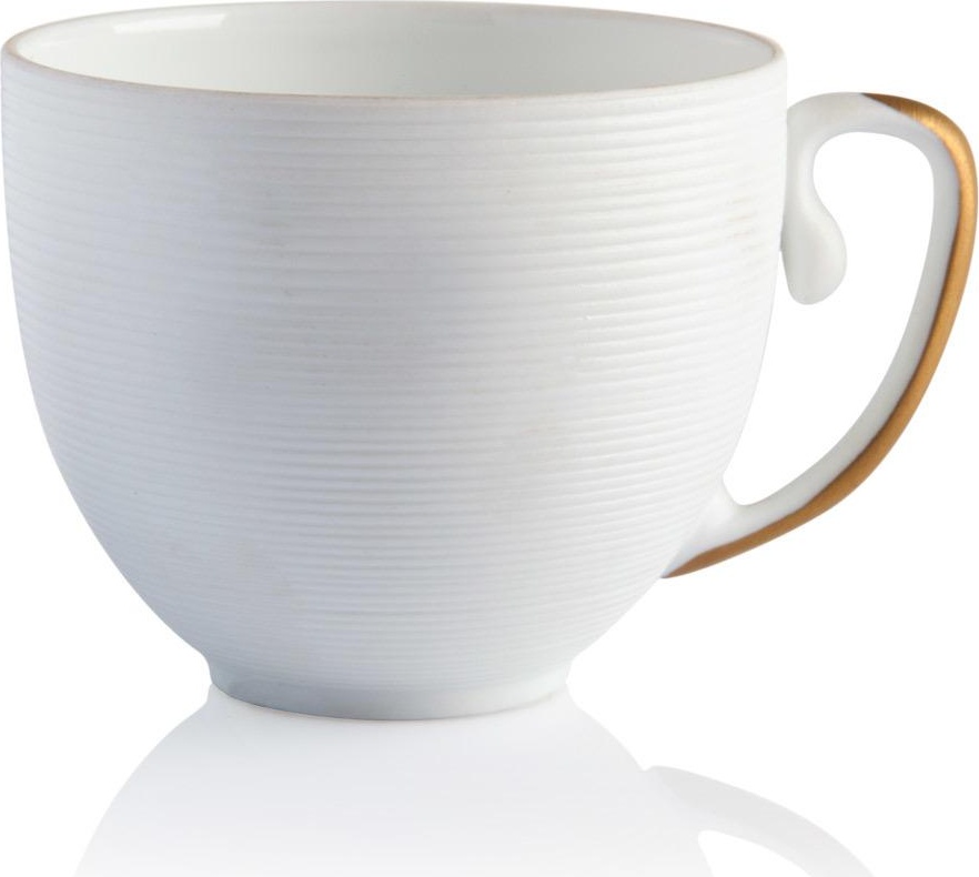 66832 JL Coquet Чашка кофейная 130мл "Хемисфер" (золотой) Фарфор 