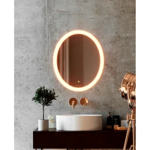 Зеркало для ванной Omega Glass Тип 4 SD374 с подсветкой 60x80 см овальное