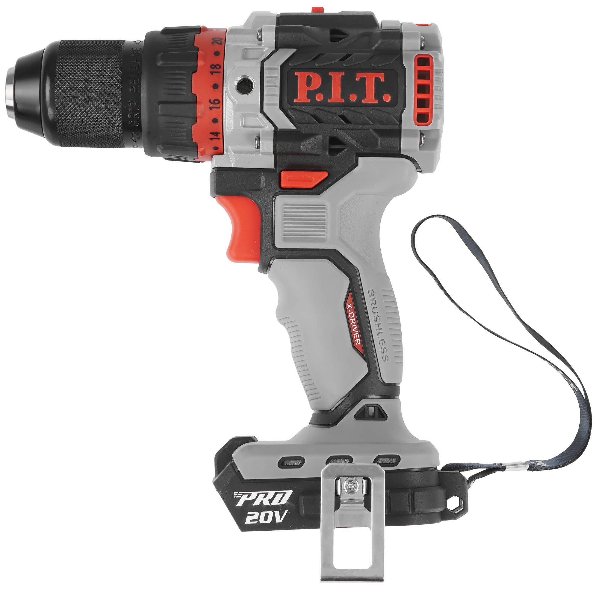 Дрель-шуруповерт PSB20H-13D X-DRIVER SOLO OnePower 20V  , Без ЗУ, Без АКБ 9086510 PIT STDN-0097154