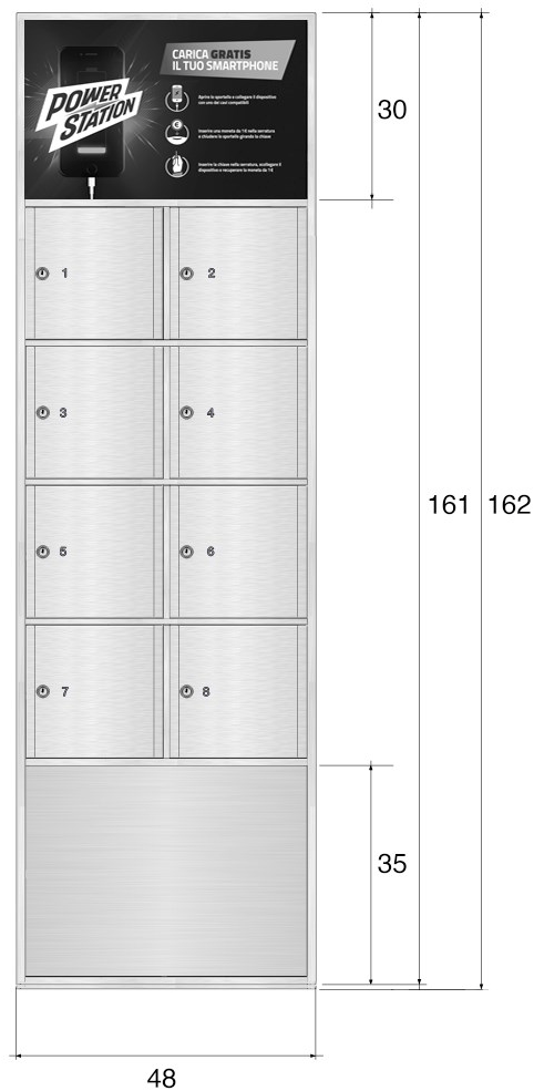 RAVASI Шкафчик для зарядки смартфона / планшета Armadietti sun-id-1392320 - Вид №8