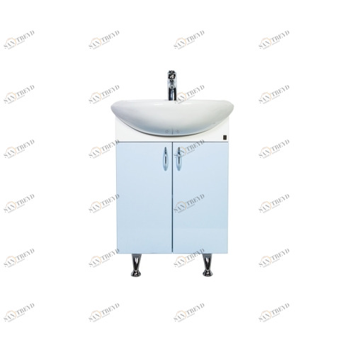 Тумба напольная Роса 50 см, цвет голубой бронза ORANGE sun-id-1517338