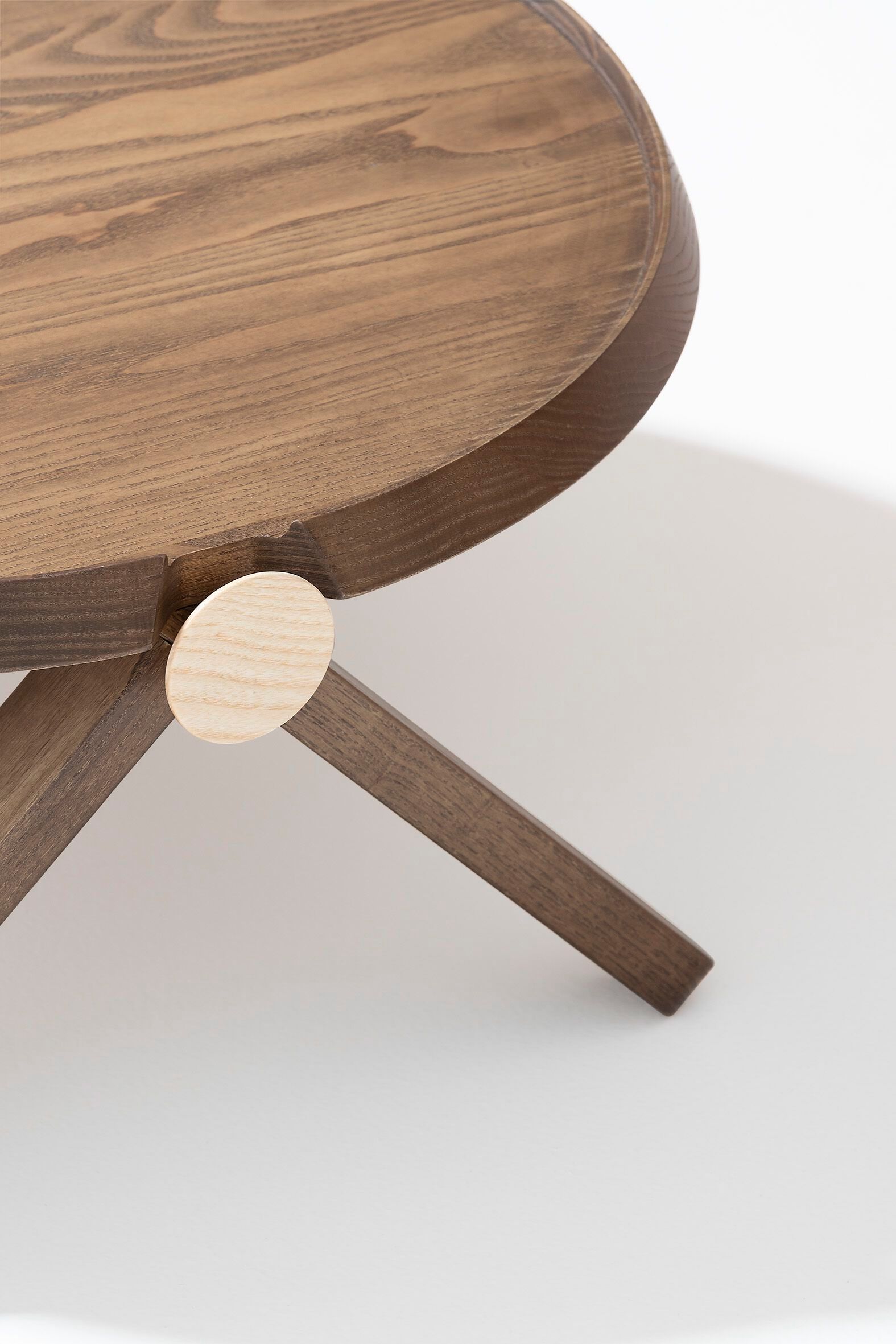 Круглый журнальный столик из ясеня Billiani Lilliput ARCH-00003813 - Вид №6