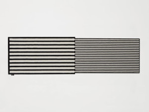 Полосатый бархатный прямоугольный ковер