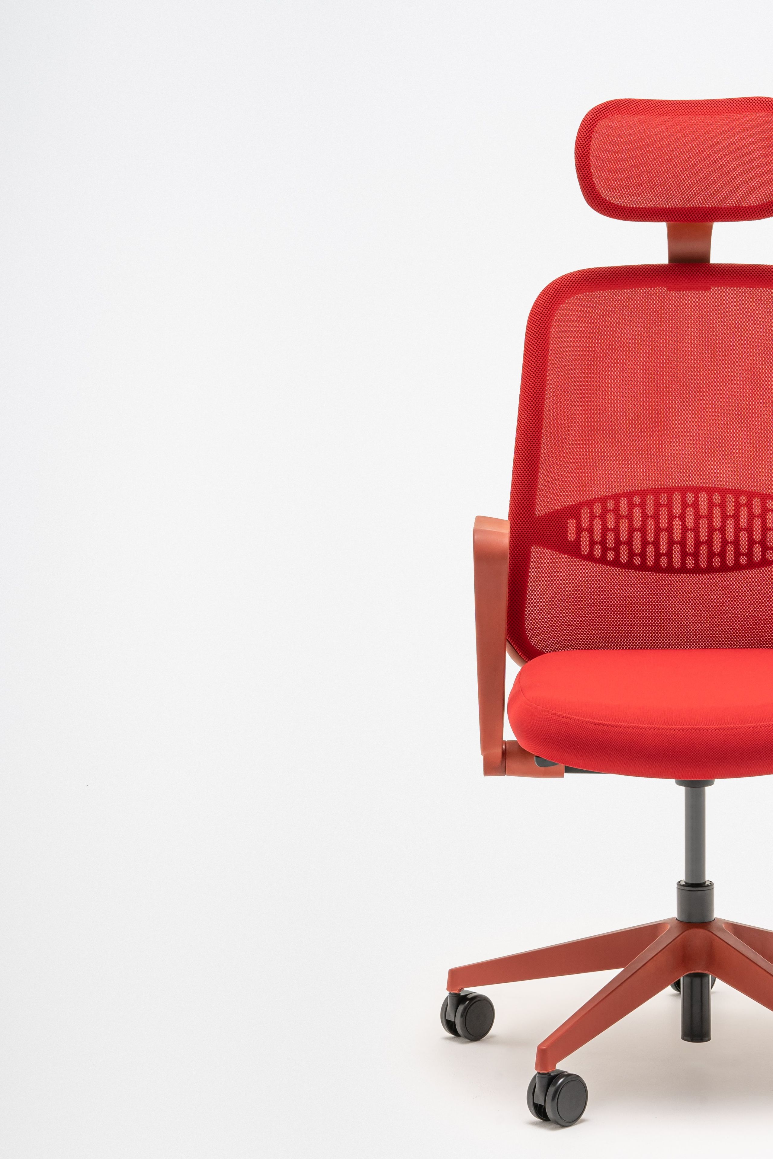 Тканевый поворотный офисный стул с подголовником MDD HI DRIVE ARCH-00116456 - Вид №11