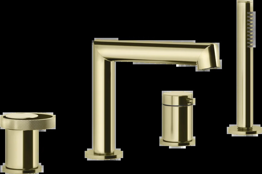 Смеситель для ванны 63337 710 Gessi Anello ЛАТУНЬ PVD