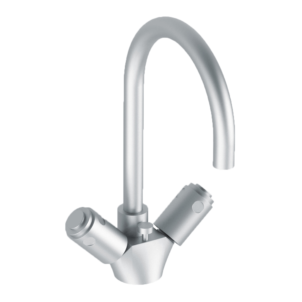 C32-1101 C32-1101 Смеситель для раковины на одно отверстие ГЛАДКАЯ ЗВЕЗДА Cristal & Bronze STAR LISSE  - Вид №2