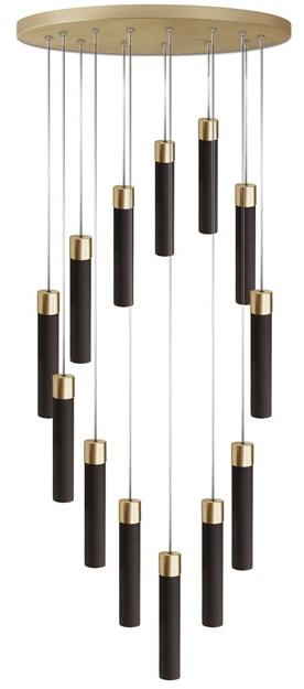 Abrissi Подвесной светильник ручной работы из кожи Forte 11225 Forté - Вид №4