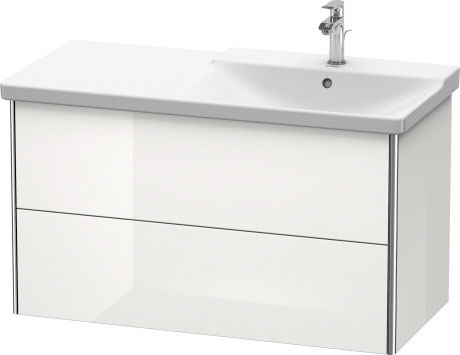 XS418801818 XSquare Тумбочка подвесная Белый матовый, декор Duravit - Вид №2