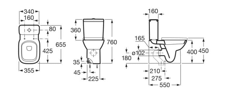 Внешняя сливная кассета Roca должен ARCH-00146033 - Вид №6