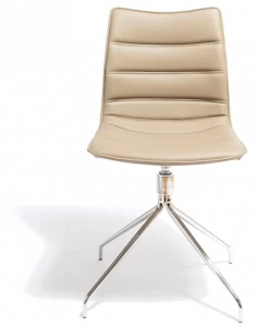 AP Factor Стул на эстакаде в коже Nebraska