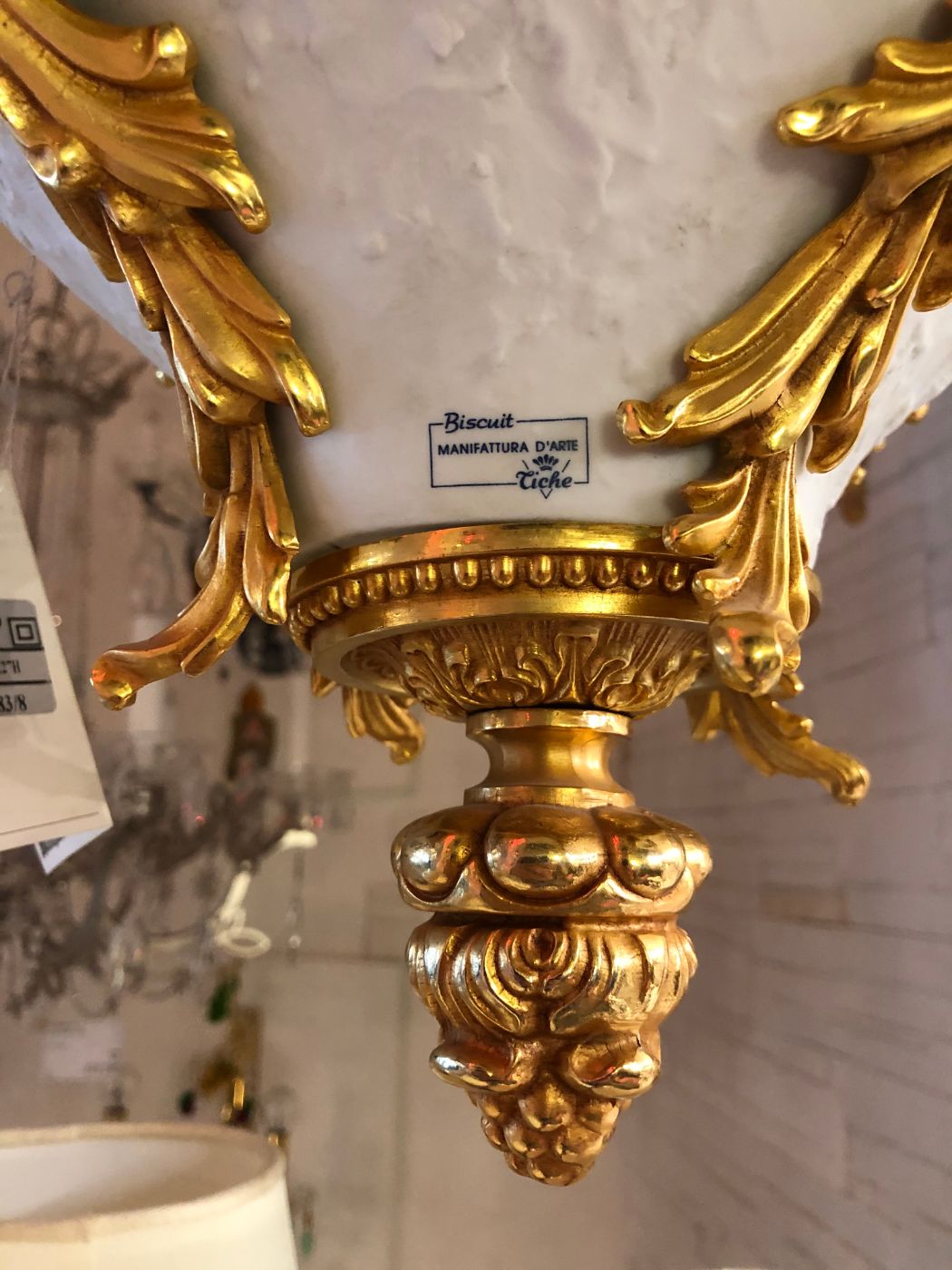 Fbai 3183/8 oro zecchino Porcellana Bisquit люстра подвесная 75920 - Вид №3