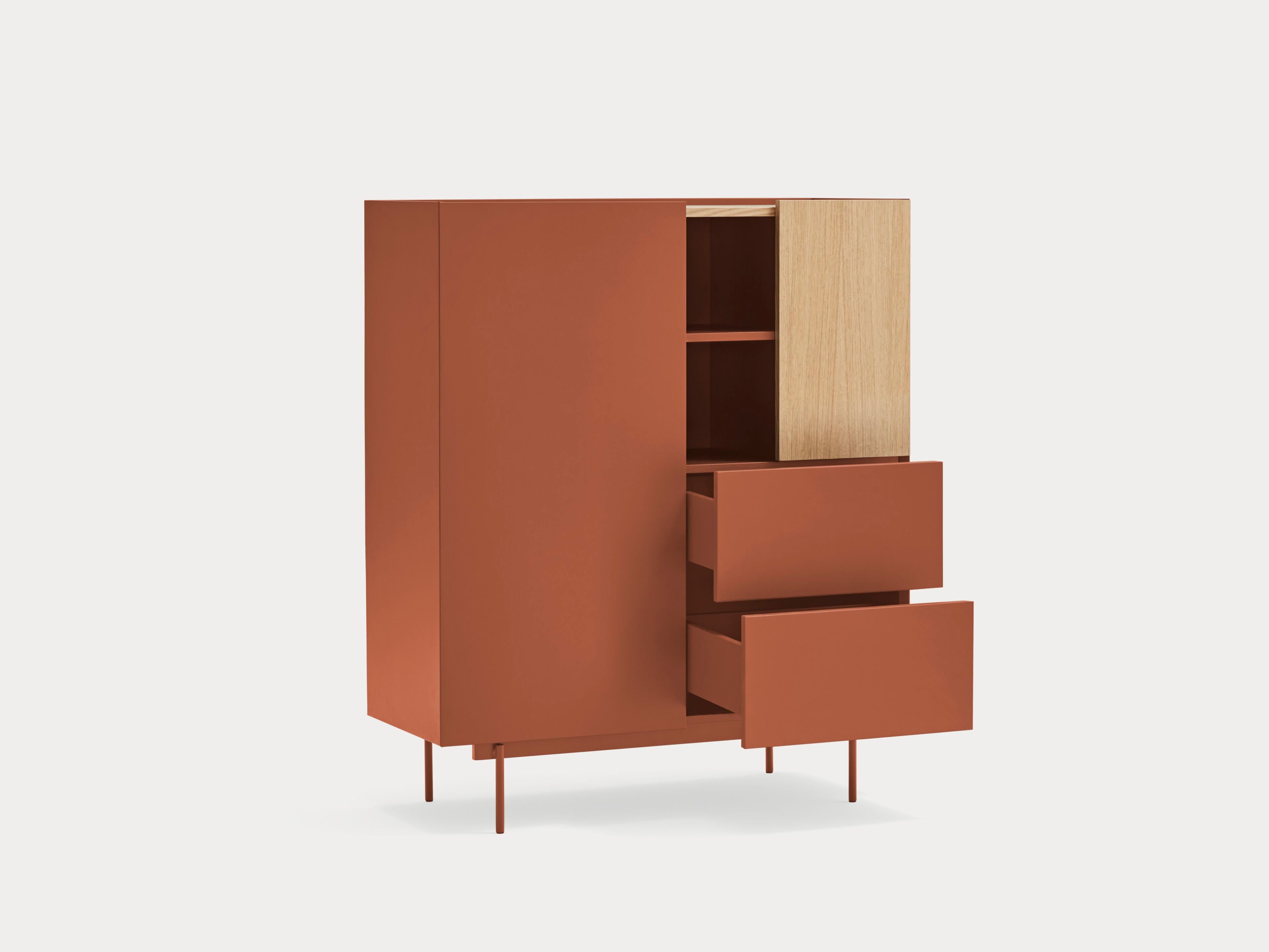 Шкаф из МДФ с ящиками TEULAT восемь ARCH-00020413 - Вид №2