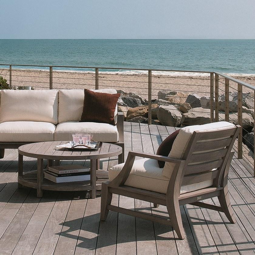 JANUS et Cie Правый / левый модуль из тика для модульного дивана Relais sun-id-1376825 - Вид №8