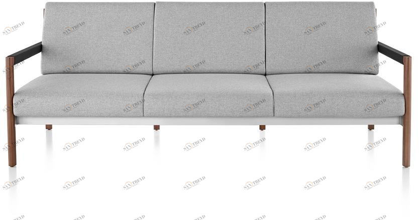 Herman Miller 3-х местный тканевый диван Brabo sun-id-1347355