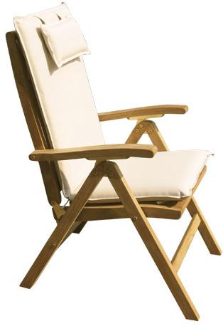 Il Giardino di Legno Садовое кресло из тика с подлокотниками Moon 320 - Вид №1