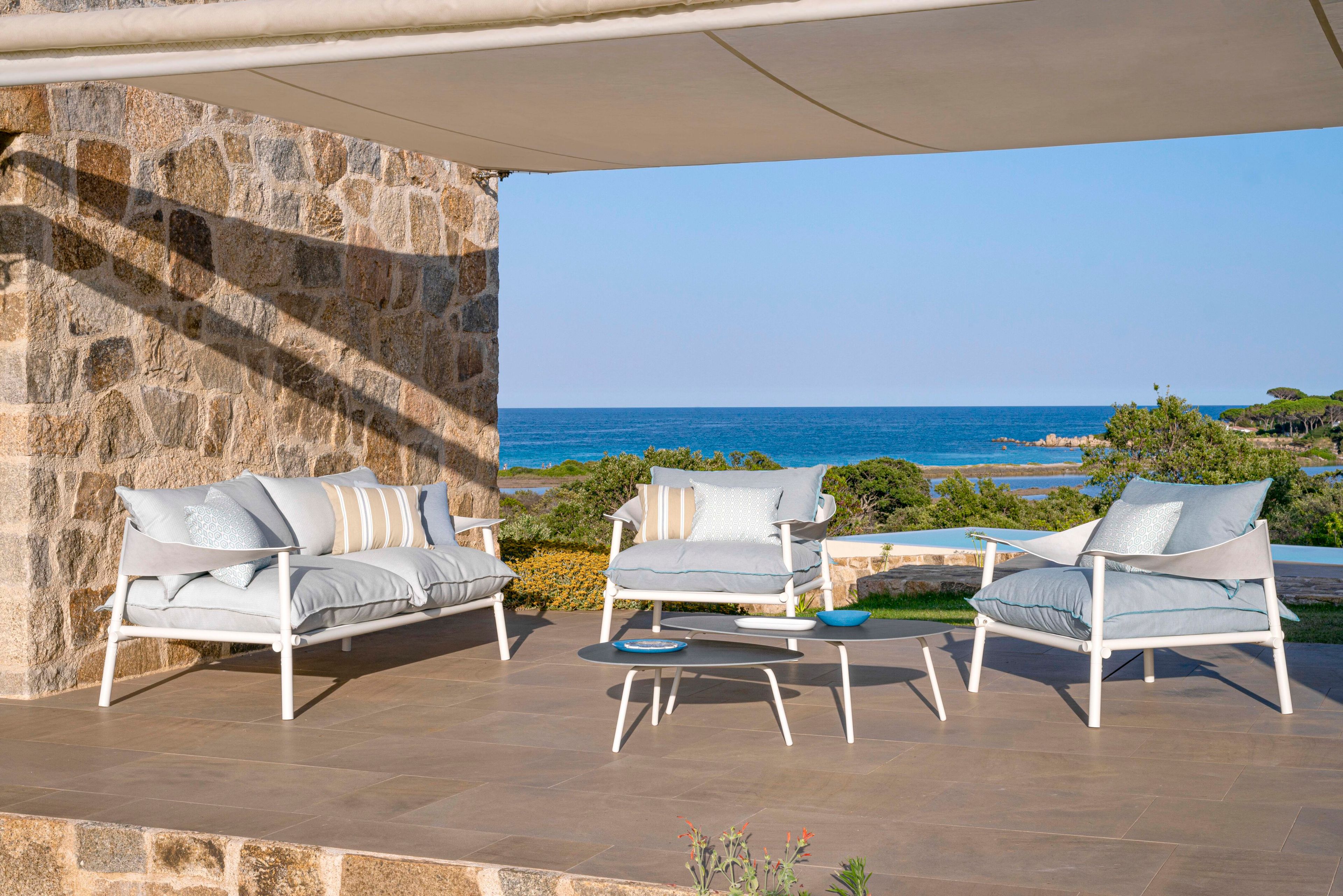 2-местный тканевый садовый диван emu Terramare ARCH-00108759 - Вид №3