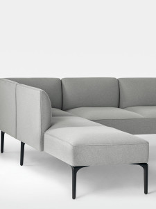 Угловой диван из ткани