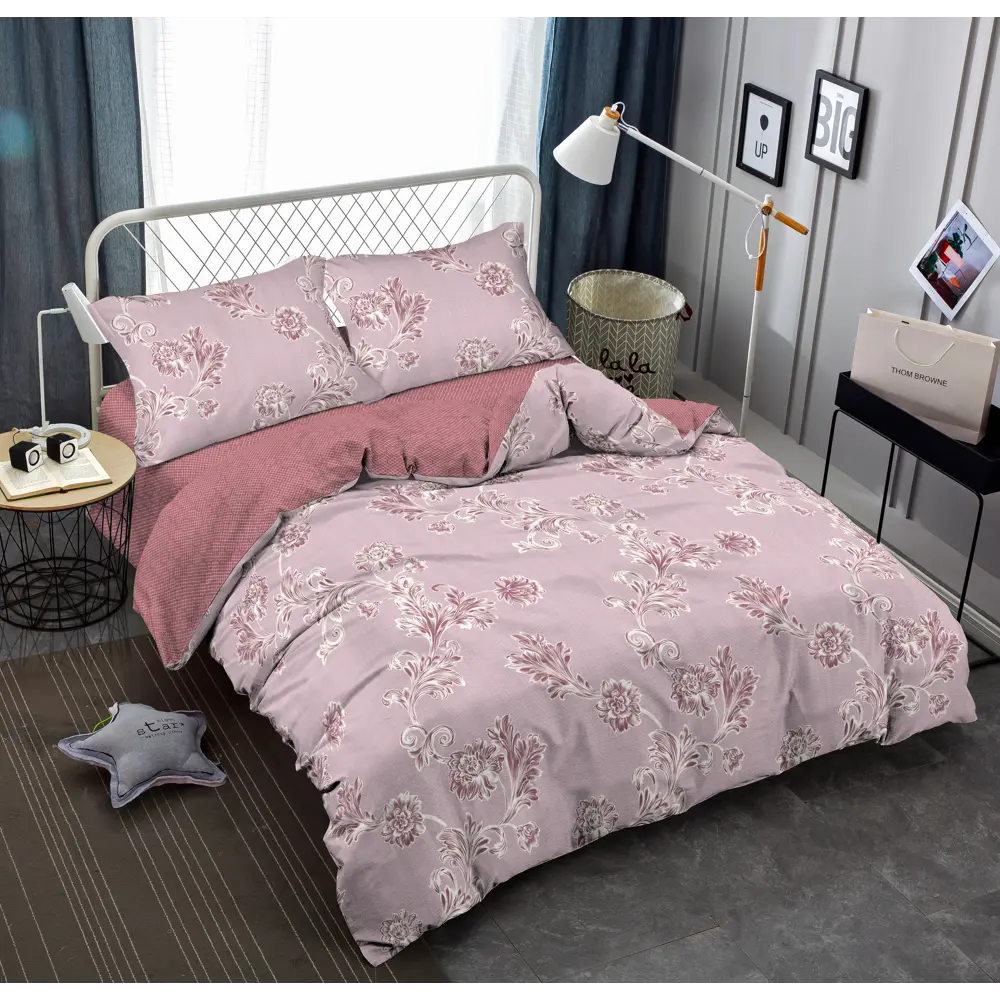 Комплект постельного белья Amore Mio Версаль евро сатин белый STLM-2187835 - Вид №2