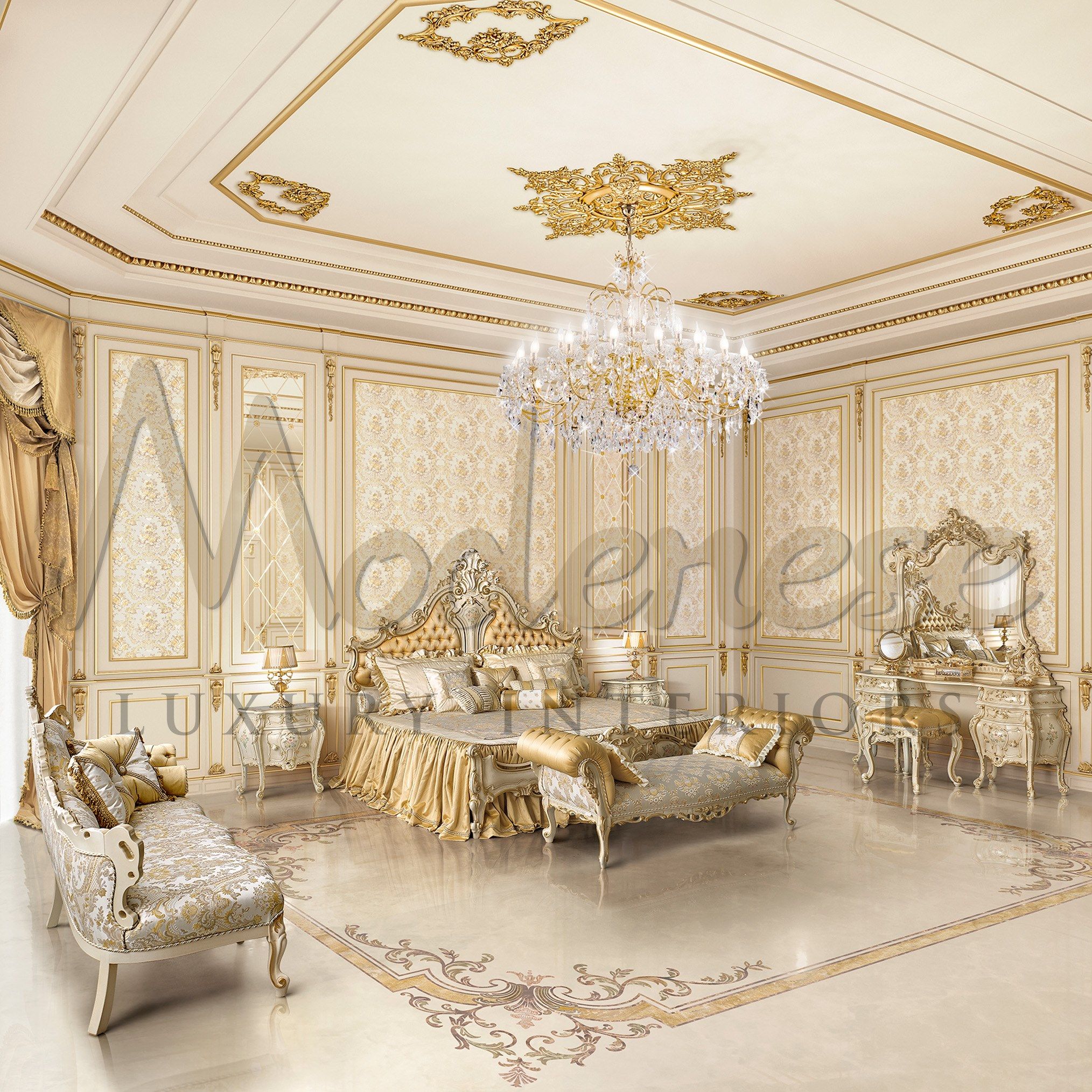 Люстра с кристаллами Modenese Luxury Interiors Chandeliers &amp ARCH-00107270
