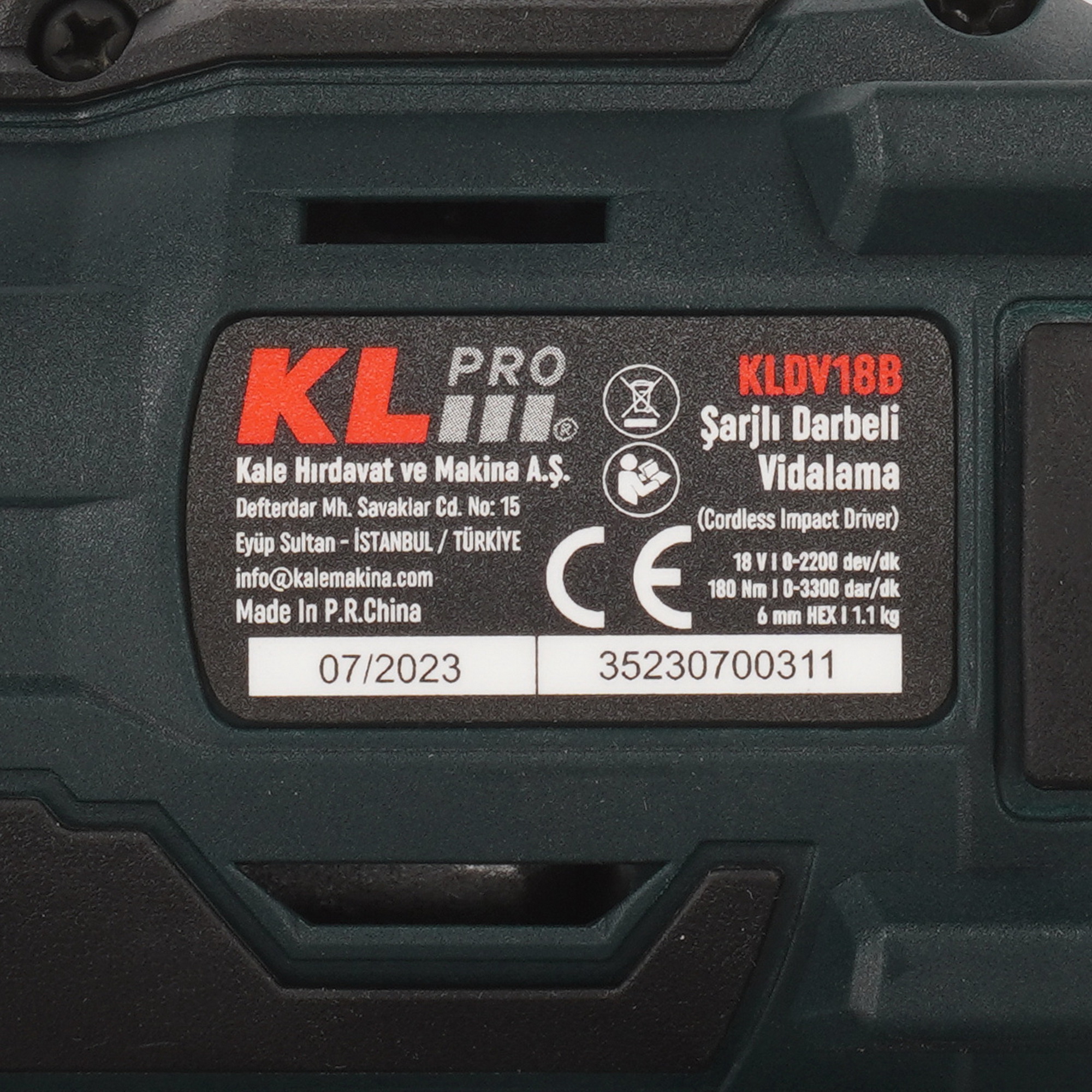 Винтоверт KLPRO KLDV18B-50 9154022 STDN-0138787 - Вид №3