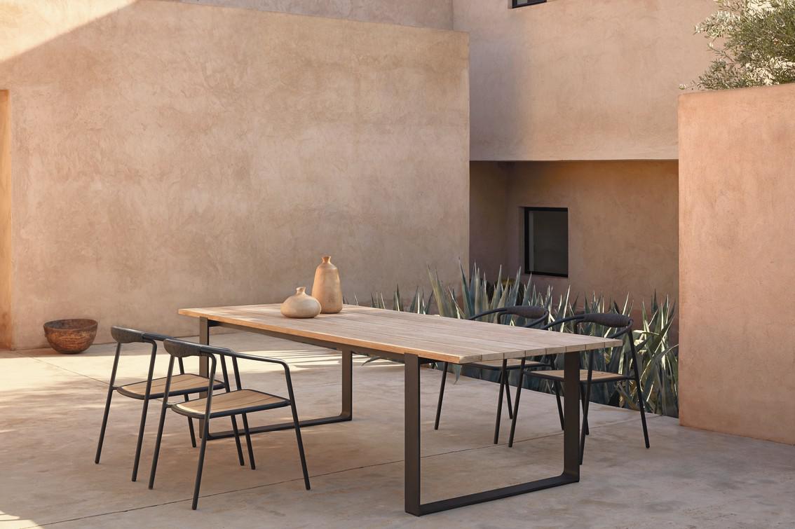 MNST1014 Обеденный стол pwi white f8 212,5см x 107см Manutti Prato - Вид №5