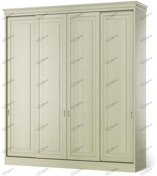 DWFI Шкаф из фанерованной древесины с раздвижными дверьми  00002335 