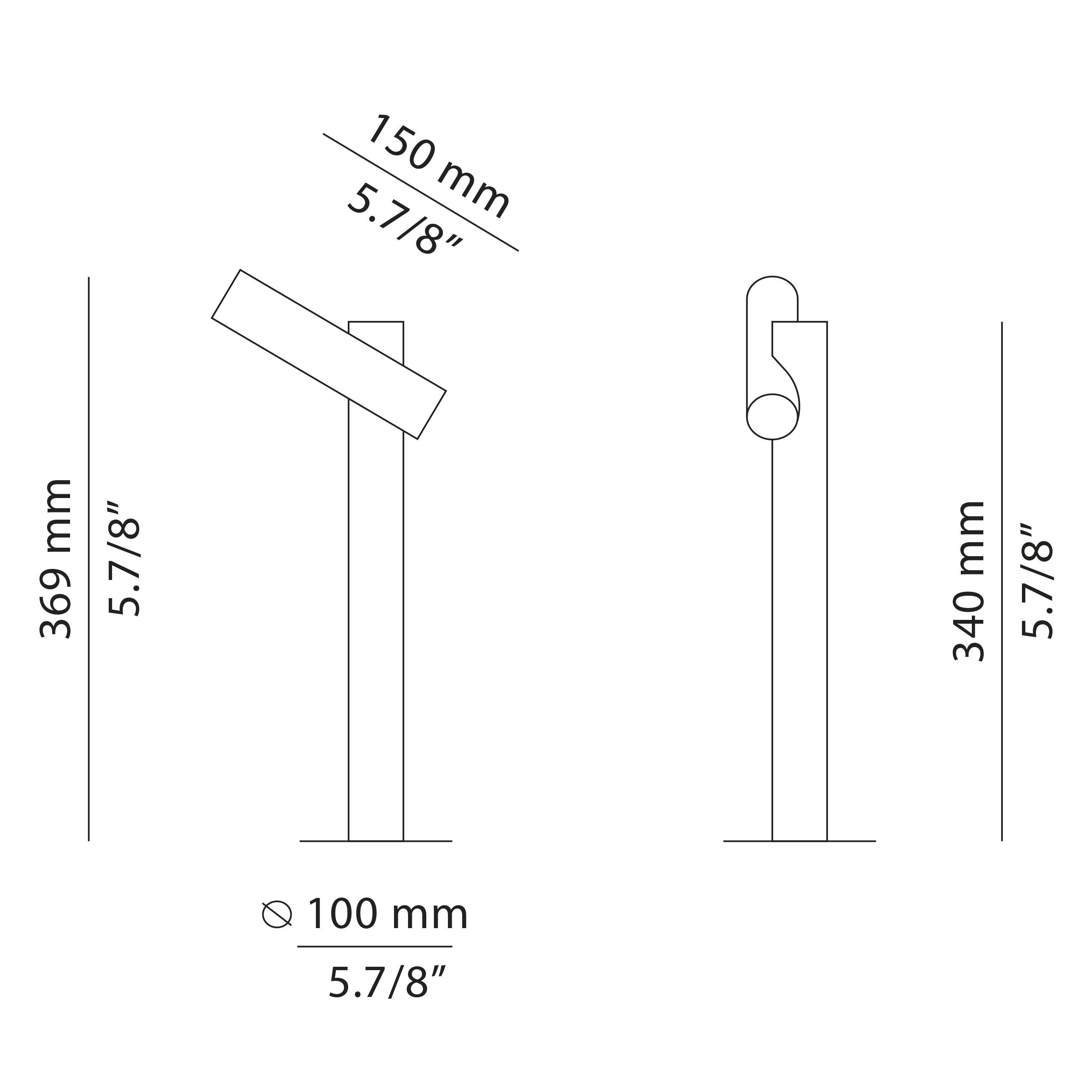 Металлическая напольная лампа Estiluz Tik ARCH-00106690 - Вид №2